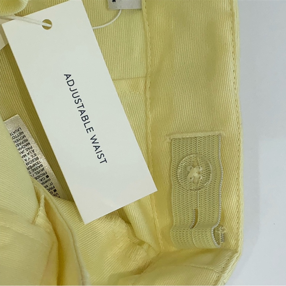 Janie and Jack Toddler Shorts Size 4T Yellow Adjustable Waist - Picture 6 of 7
